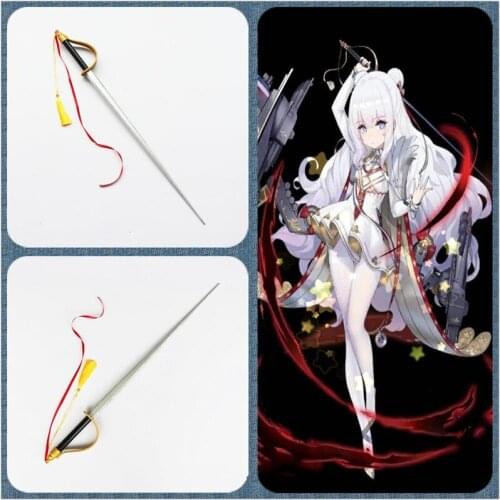 Hot Game Azur Lane MNF Le Malin Cosplay Props 95CM PVC Sword Weapons for Halloween Christmas Party Cosplay Accessories Prop