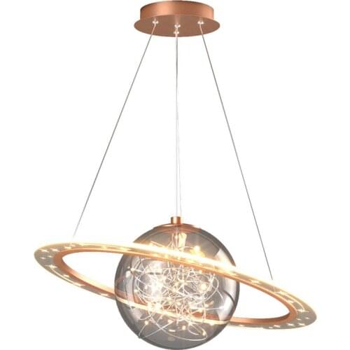 Nordic Minimalist Restaurant Planet Chandelier LED Lamp Lighting Creative Personality Bar Table Lamp Decor Lighting Fixtures