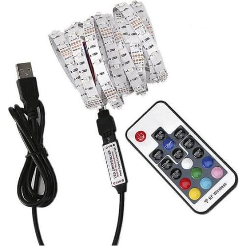 LED strip 5V USB Power LED Strip light RGB 2835 3528 SMD HDTV TV Desktop PC Screen Backlight & Bias lighting 0.5-5M
