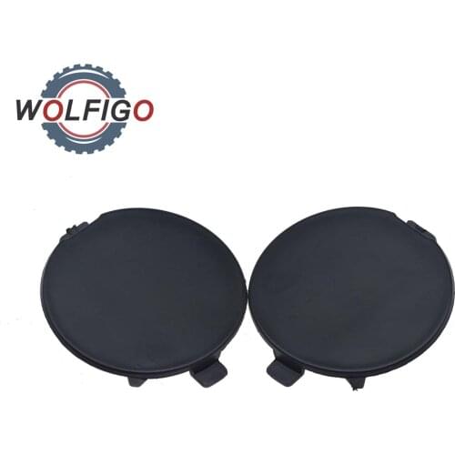 WOLFIGO Car Rear Bumper Hook Tow Eye Cap Trailer Cover for Mazda 3 Axela BM BN 2014-2018 BHN1-50-EL1-BB BHN150EL1BB BHN150EK1BB