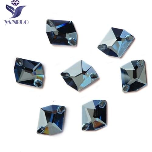 YANRUO 3265 Cosmic Aquamarine Sew Rhinestones Stones And Crystal Top Stones Crystal For Clothes