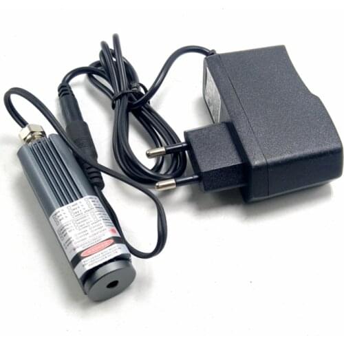 532nm 50mW Green Laser Diode Line Module Locator 25x75mm Glass Lens & Driver with 5V Adapter
