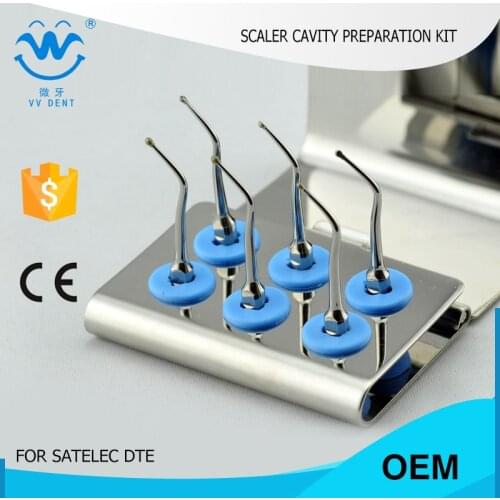 1 SET SCKS Scaler Cavity Preparation Tips Kit For Children Dentist SATELEC DTE GNATUS HU-FRIEDY For Dentist For Children