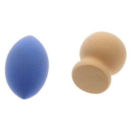 2Pcs/Set 5*4cm 6*3.5cm Women Girls Face Beauty Tool Cute Shape Makeup Powder Puff Blending Make Up Cosmetic Foundation Sponge