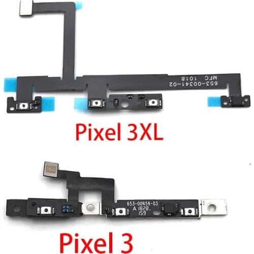 20Pcs/lot Volume Button Power Switch On Off Button Flex Cable For Google Pixel 3 3XL