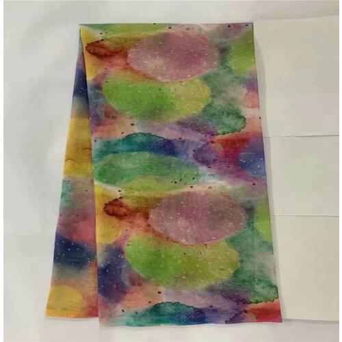 2020 New Design 5 yards High quality Swiss voile cotton lace fabric printed fabric for womens dress sewing material! LXF99265