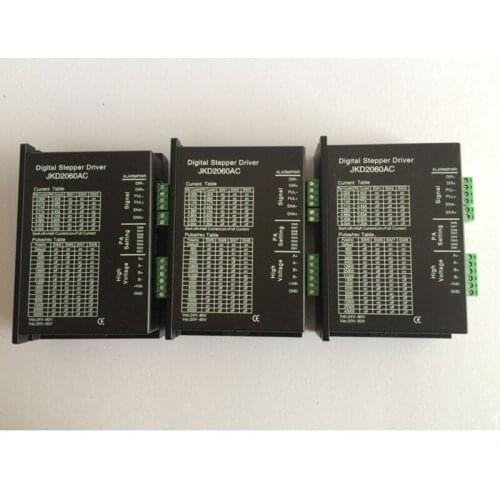 3pcs/ lot , 2 phase stepper motor driver/digital controller JKD2060 peak 7.2A 256 microstep 24V-80VDC