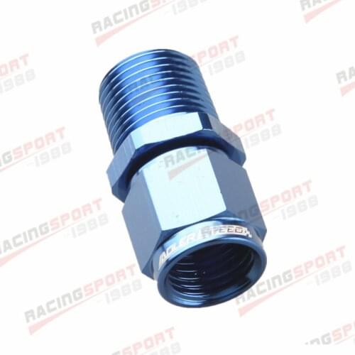 6AN AN6 AN-6 Female Swivel to Male 3/8" NPT Straight Aluminum Adapter Fitting