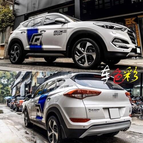 Car stickers FOR Hyundai TUCSON body exterior decoration fashion sports personality creative decals