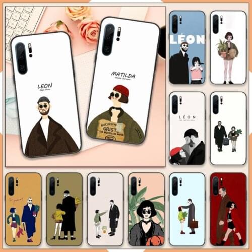 Leon Matilda Natalie Portman Movie Phone Case For Huawei P20 P30 P40 lite Pro P Smart 2019 Mate 10 20 Lite Pro Nova 5t
