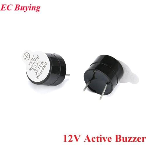 5pcs 12V Active Buzzer Alarm Sounder Speaker Electromagnetic SOT Mini Active Piezo Buzzers Magnetic Long Continous Beep Tone