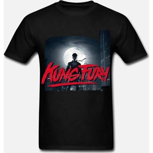 T Shirt O-neck Fashion Casual High Quality Print T Shirt Hot Chrome Mens Kung Fury Mens T-shirt