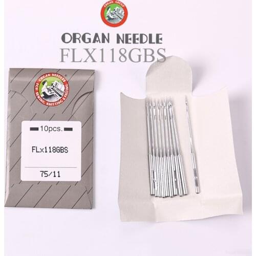 100PCS FLX118GBS ORGAN NEEDLE for pegasus siruba yamato Four needle six thread sewing machine needles