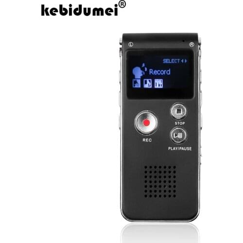 Kebidumei 3 colors Mini USB Flash Pen 8GB 3 in 1 Disk Drive Digital Audio Voice Recorder 650Hr Dictaphone 3D Stereo MP3 Player