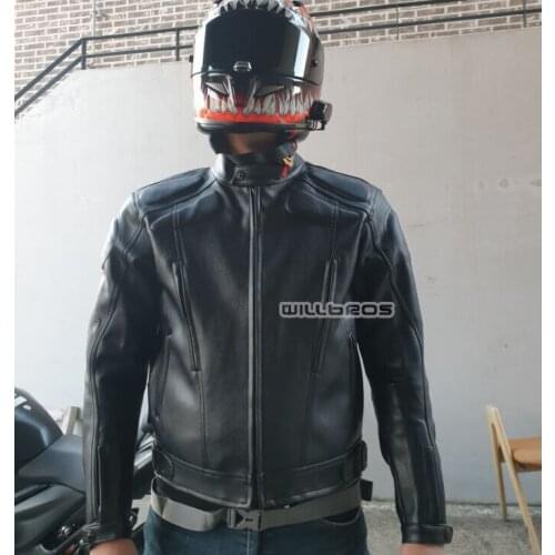 Leather Jackets PU Synthetic Motocross Motorbike ATV Bike Riding Motorcycle Street Moto Jacket