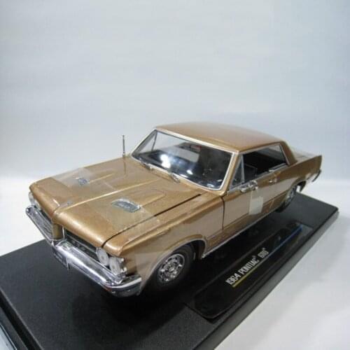 Diecast 1/18 1964 GTO Muscle Man Alloy Car Model Metal Static Vehicle Collection Decoration Souvenir Display Ornaments Gift Show