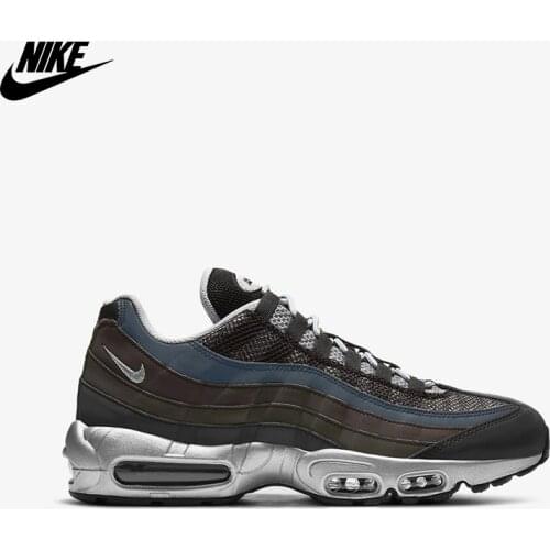 Original Nike Air Max 95 PRM ''Metallic Silver'' Male Sports Shoes DH8075-001 Nike Men 'S Sneaker