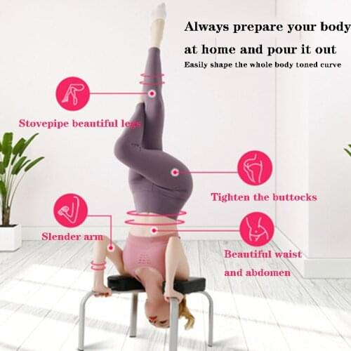 Support de chaise de yoga inversé outil de fitness à domicile entraîneur de yoga équipement de fitness anti-gravité