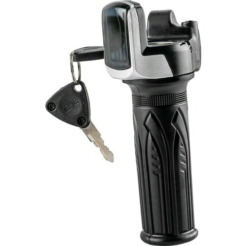 36V ATV Bicycle Ebike Handlebar Twist Grips Throttle w/LCD Display and Key Lock