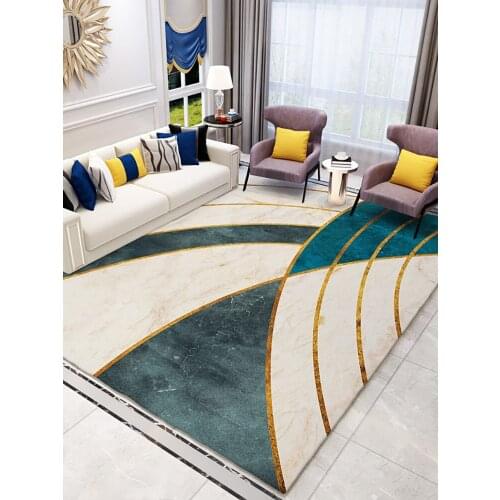 Simple Modern Light Luxury Carpet Living Room Bedroom Bedside Full of Cute Nordic Ins Bedroom Full of Imitation Wool Mat