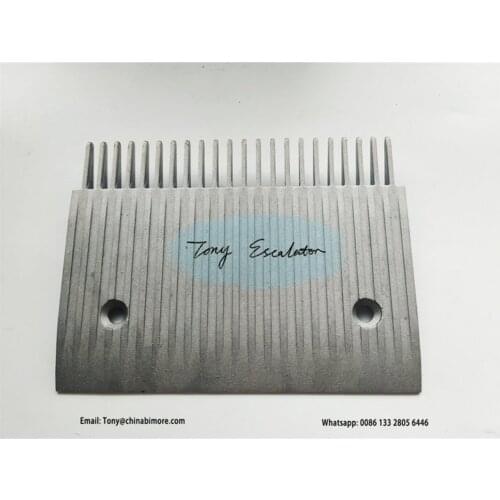 SFR247417 DAW-A305004N Escalator Comb Plate Aluminum L205mm W154mm Hole Space 145mm LEFT 22Teeth