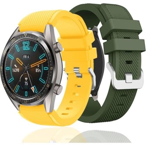 Gear S3 Frontier/Classic band for Samsung galaxy watch 3 45mm silicone watch Accessories bracelet for galaxy watch 46mm strap