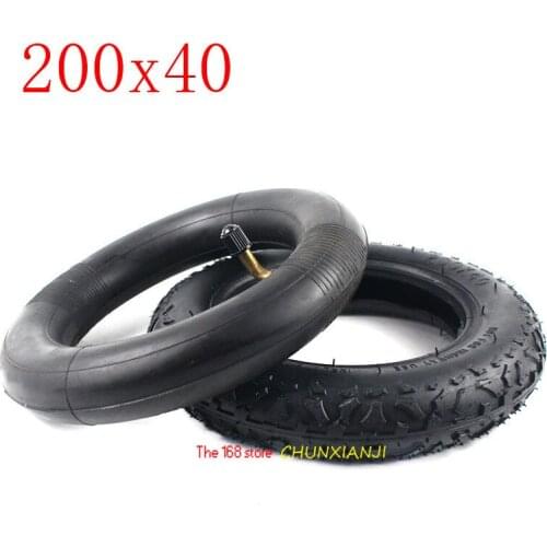 Super 200X40 Folding Bicycle Tyre Rubber Tyre Scooter Car Motorcycle Accessories Babys Car 8 Inch Wheel Tire 200*40