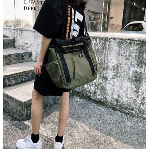 Messenger Bags Men Nylon Waterproof Big Shoulder Bag Famous Designer Brands High Quality Mens Hip Hop Streetwear Travel Bags