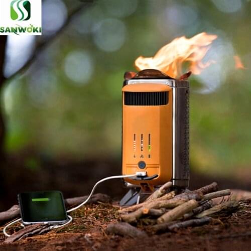 Advanced Camping burner stainless steel CampStove for wood stove Generator Outdoor Hiking Camping backpack picnic kitchen