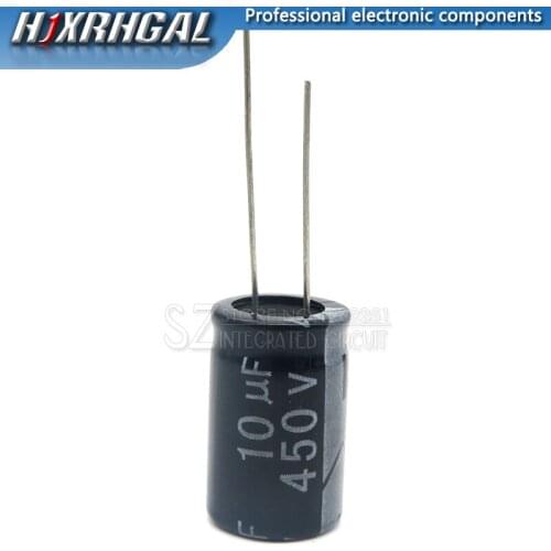 1PCS 450V10UF 13*21mm 10UF 450V 13*21 Electrolytic capacitor