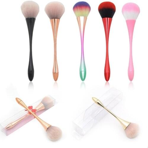 1PC Fashion Soft Nail Art Brush Nail Dust Brush UV Gel Nail Polish Nylon Brush For Manicure Professional Nail DIY Design Tools
