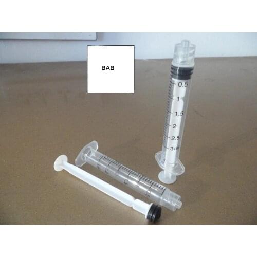 100 set 3CC/ML Manual Glue-Dispensing Syringe/Barrel use for precisely dispensing pastes,sealants and epoxies/industrial syringe