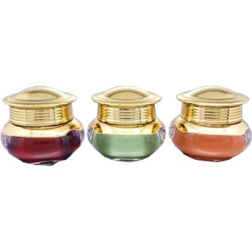 15G Jar Empty Acrylic Cosmetic Container Plastic Cream Jar Refillable Bottle Round 15g Eye Cream Packaging Jar 20pcs/Lot