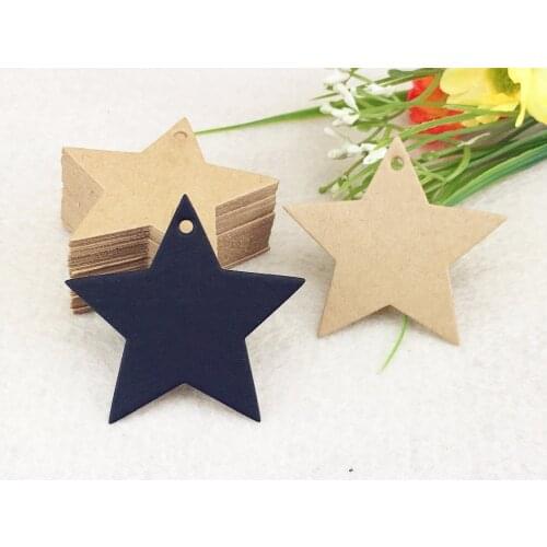 200pcs/lot Kraft Price Tags Paper Jewelry Display Card DIY Blank Hang tag Brown Paper Price Tag Packing Labels kraft gift tags