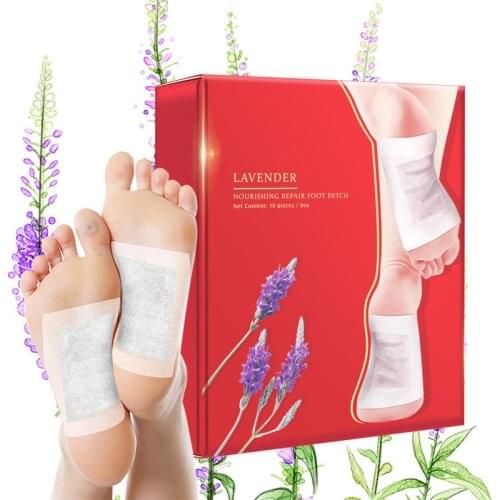 2021 Original Detox Foot Patch Lavender Pad Toxin Foot Weight Loss Slimming Herbal Body Toxin Excretion Health Rubber Foot Patch