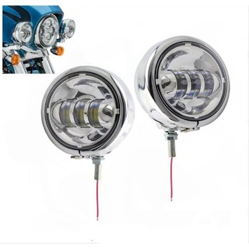 4.5 inch fog light housing bucket 4 1/2'' led Passing lamps Motorcycle Auxiliary Driving lamp Assembly Day Lights Mount Shell