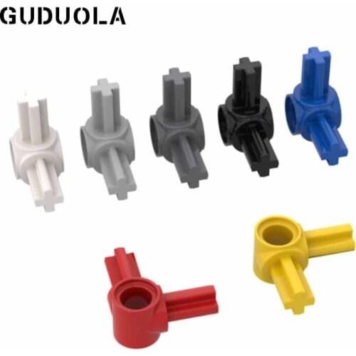 Guduola Parts 10197 Beam 1 with Perpendicular Axles MOC Building Block Small Particle Parts 80pcs/LOT