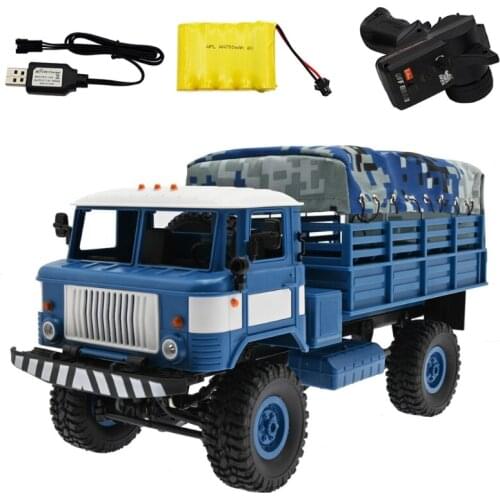 Children Model Car Remote Control Kids Toys Four-wheel Off-road Vehicle Army Truck Best Birthday Gift Toys 69HE
