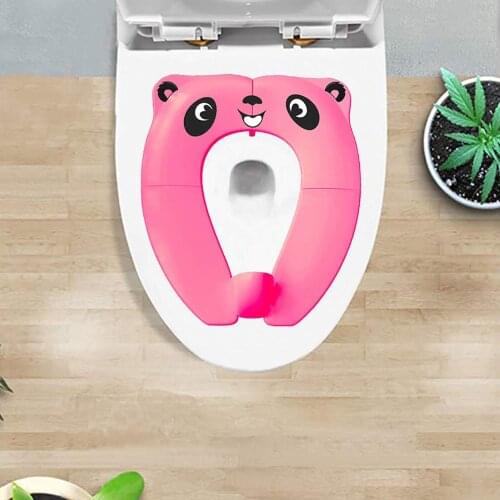 Baby Potty Portable Foldable Potty Training Seat Baby Toilet Seat with Ergonomical Design Standard Toilet for Baby Toddlers