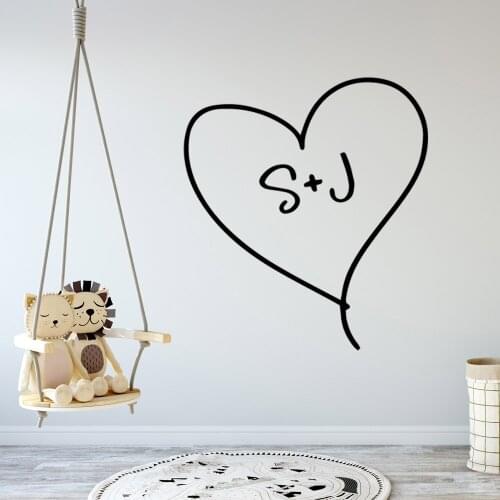 Diy Hart Removable Art Vinyl Wall Stickers For Babys Rooms Art Decals muursticker