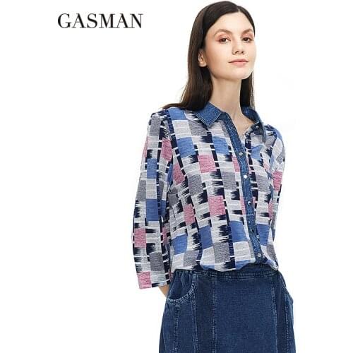 Женские летние футболки GASMAN China At AliExpress