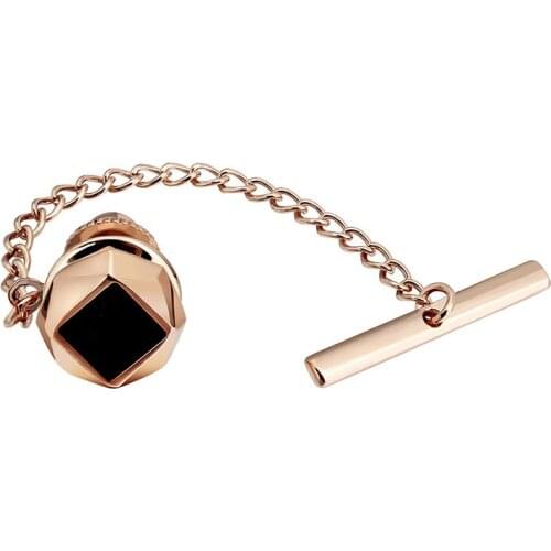 HAWSON Mens Tie Pins Tie Tacks with Chain for Men Necktie Accessory