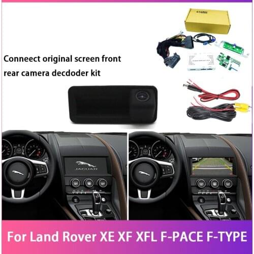 Car Rear View Camera DecoderFor Land Rover XE XF XFL F-PACE F-TYPE CCD Full HD Night vision Reverse Camera Decoder Accessories