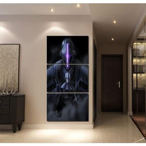 Canvas Oil Painting 3 Piece Anime Made In Abyss Bondrewd Posters Modern HD Prints Home Decorative Wall Art Modular Picture