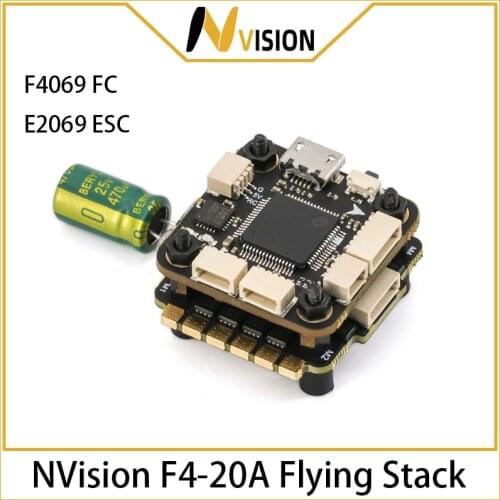 TCMMRC F4-20A Flight Controller Brushless ESC Flying stack ESC E2069 voltage Lipo for RC Drone FPV Racing 20x20mm