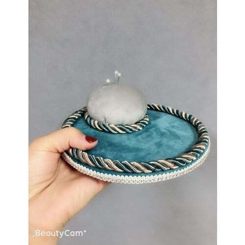 Multi-function French style interspersed beads coil needle diameter 16CM, needle insert 7CM clothing accessories