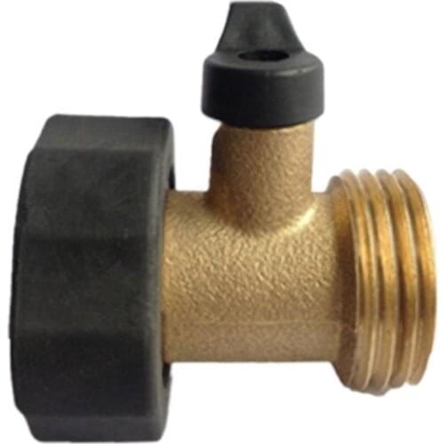 3/4 Inch Inner Outer Wire Thread All Copper Garden Single-way Ball Valve Hose Connector Garden Straight-through Ball Valve