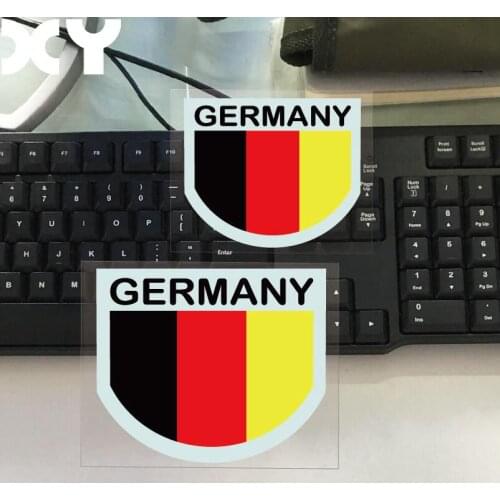 Germany Flag Vinyl Decal Waterproof Car Stickers and Decals Wall Sticker Motorcycle Stickers Automobiles Sticker Drop Shipping