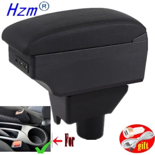 For TOYOTA Yaris armrest For TOYOTA Yaris Vitz Car armrest box car accessories central storage box Retrofit parts with USB