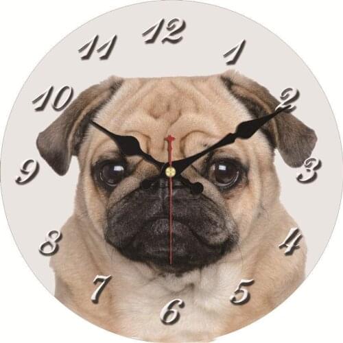 Shabby Chic,Cute Puppy Wall Clocks,Vintage Wall Clock,Wall Watches Home Decor,Silent Wall Clock Gift Relojes De Pared